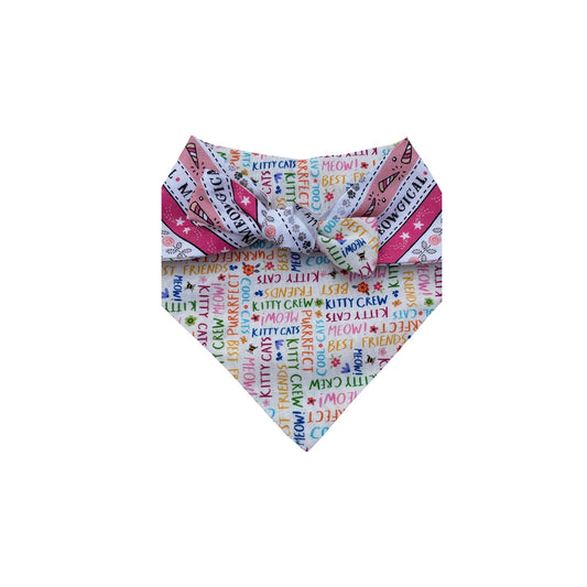 Meowgical Pet Reversible 2 Designs in 1 Bandana