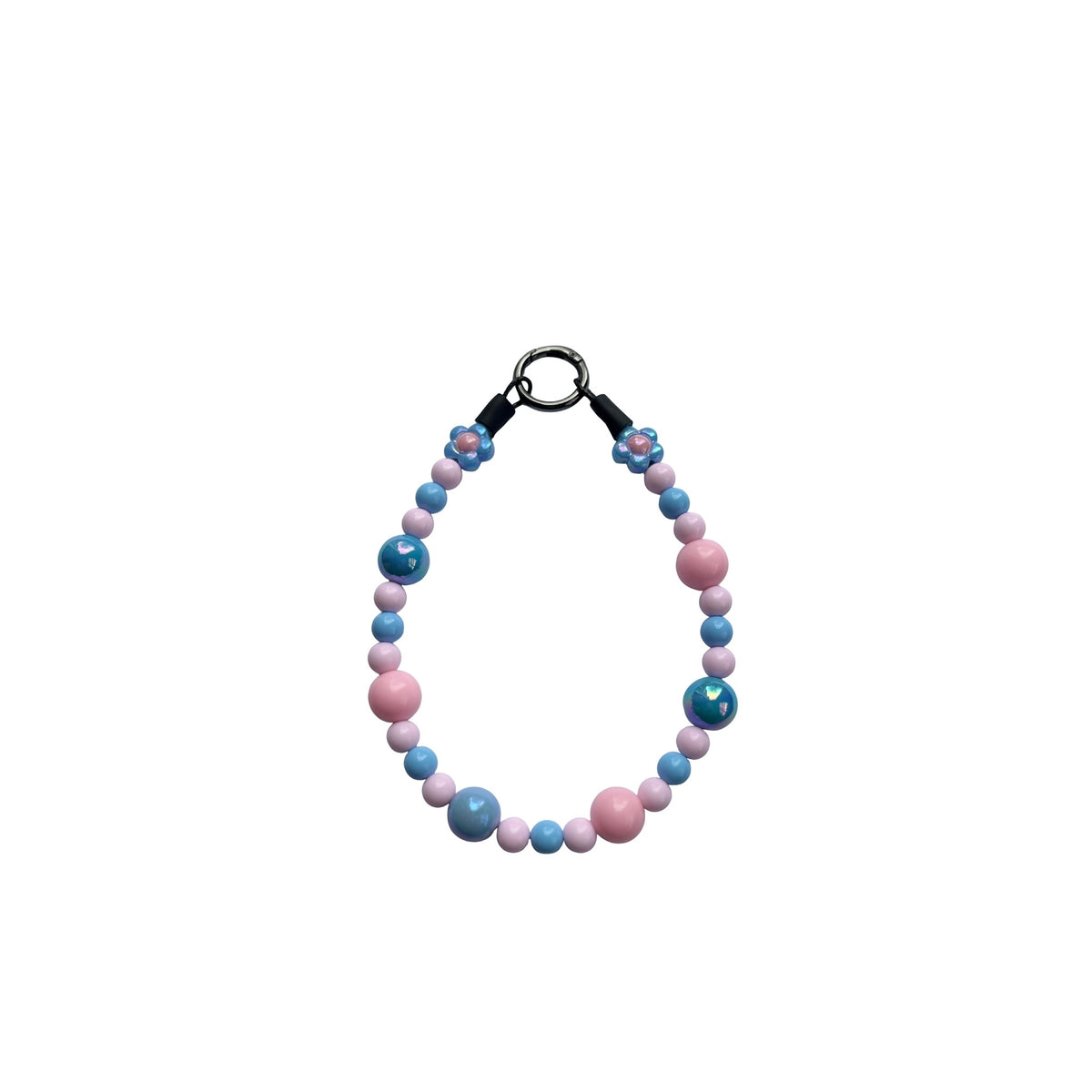 Blue Blush Surprise Beaded Pet Jewelry Collar