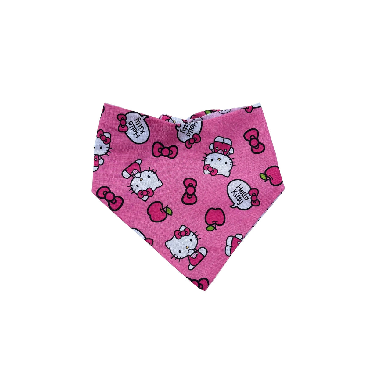 Pink Kitty Inspired Pet Reversible 2 Designs in 1 Bandana